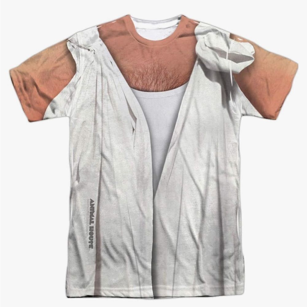 Animal House Toga Unisex Adult Sublimated Halloween Costume T Shirt Size Medium